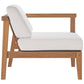 Modway Bayport Outdoor Patio Teak Wood Right-Arm Chair - EEI-4129 | Outdoor Chairs | Modishstore - 3