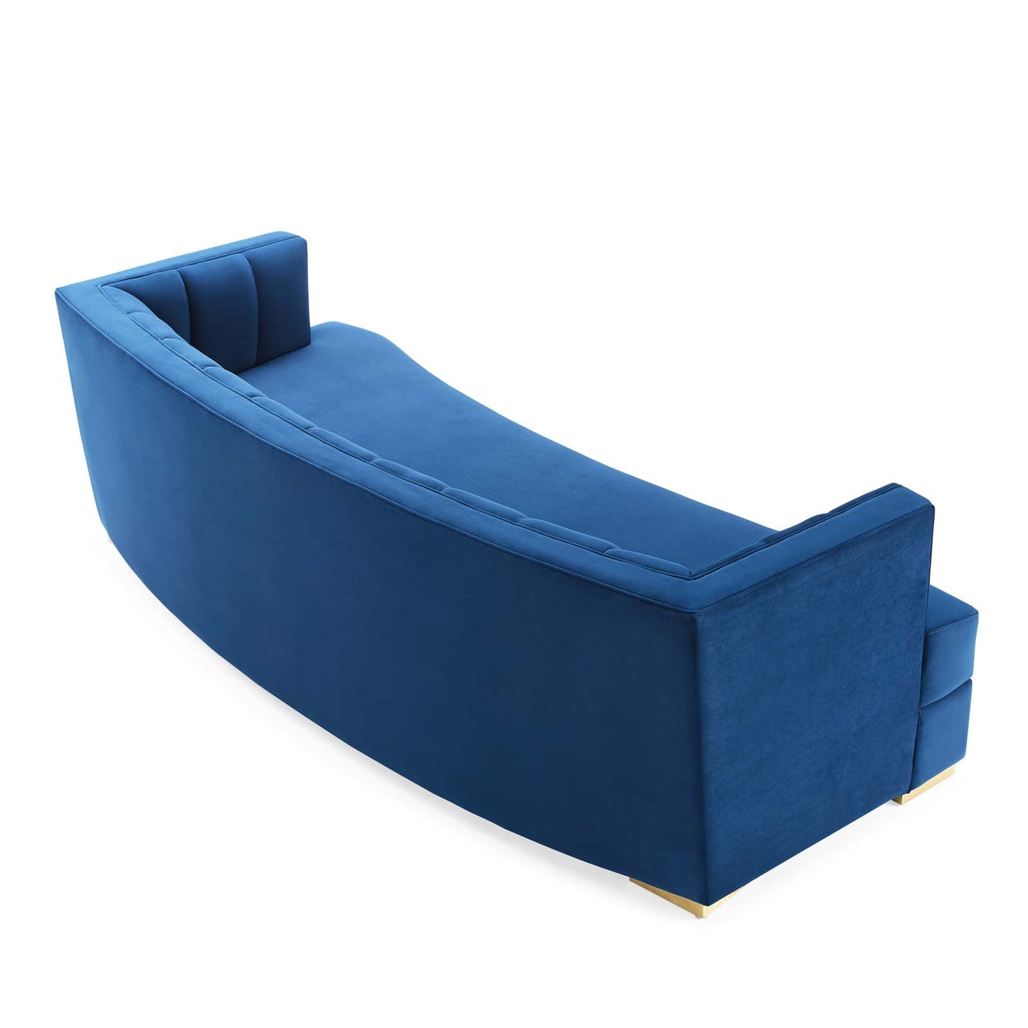 Encompass Channel Tufted Performance Velvet Curved Sofa By Modway - EEI-4134 | Sofas | Modishstore - 12