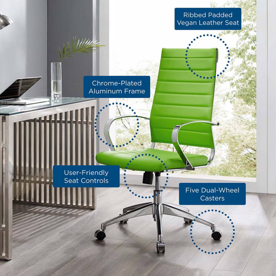 Jive Highback Office Chair by Modway - EEI-4135 | Office Chairs | Modishstore - 4