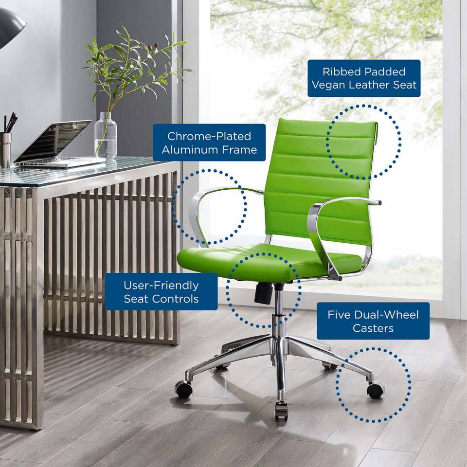Modway Jive Mid Back Office Chair - EEI-4136 | Office Chairs | Modishstore - 11