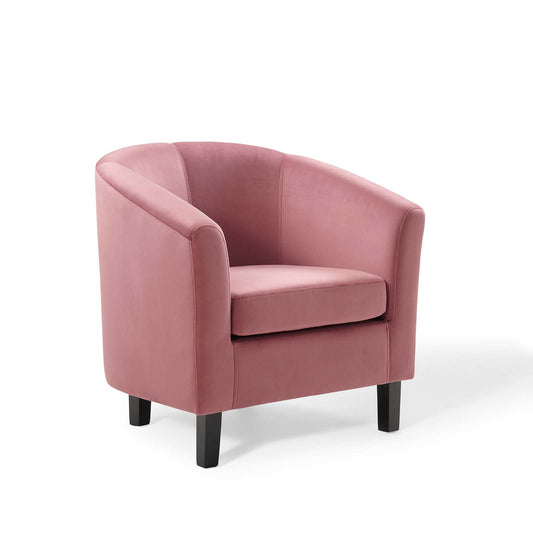 Prospect Performance Velvet Armchair By Modway - EEI-4137 | Armchairs | Modishstore - 1