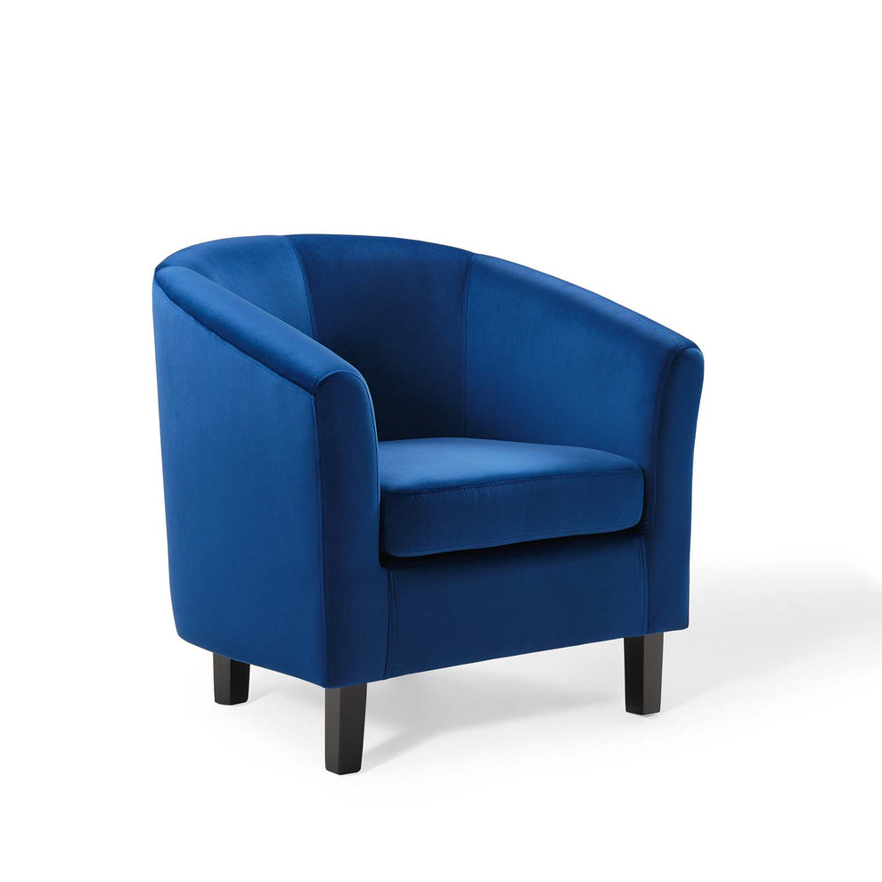 Prospect Performance Velvet Armchair By Modway - EEI-4137 | Armchairs | Modishstore - 10