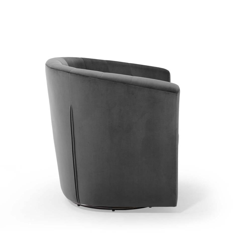 Modway Prospect Tufted Performance Velvet Swivel Armchair - EEI-4138 | Armchairs | Modishstore - 3