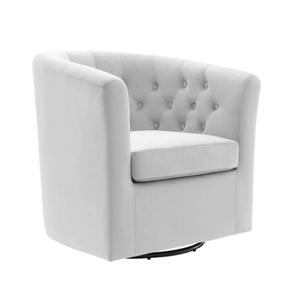 Modway Prospect Tufted Performance Velvet Swivel Armchair - EEI-4138 | Armchairs | Modishstore - 10