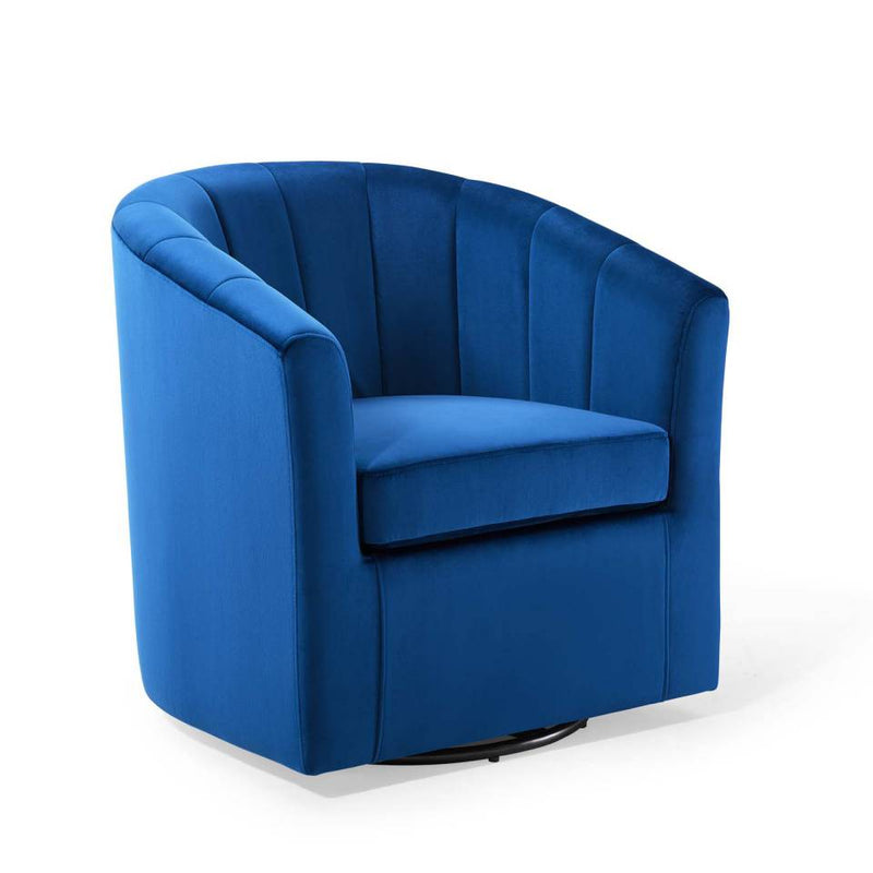Modway Prospect Performance Velvet Swivel Armchair - EEI-4139 | Armchairs | Modishstore - 12