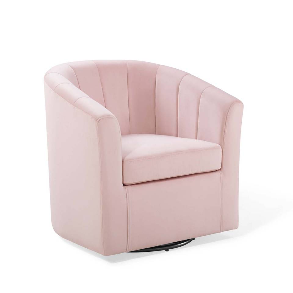 Modway Prospect Performance Velvet Swivel Armchair - EEI-4139 | Armchairs | Modishstore - 13