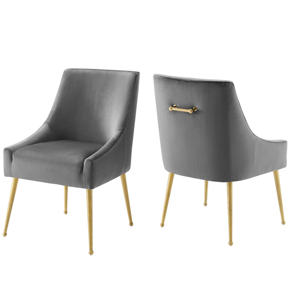Modway Discern Upholstered Performance Velvet Dining Chair Set of 2 - EEI-4148 | Dining Chairs | Modishstore - 9
