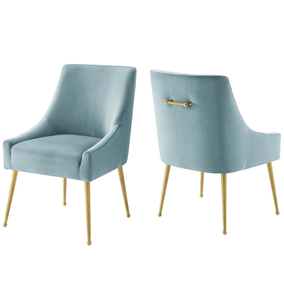 Modway Discern Upholstered Performance Velvet Dining Chair Set of 2 - EEI-4148 | Dining Chairs | Modishstore - 8