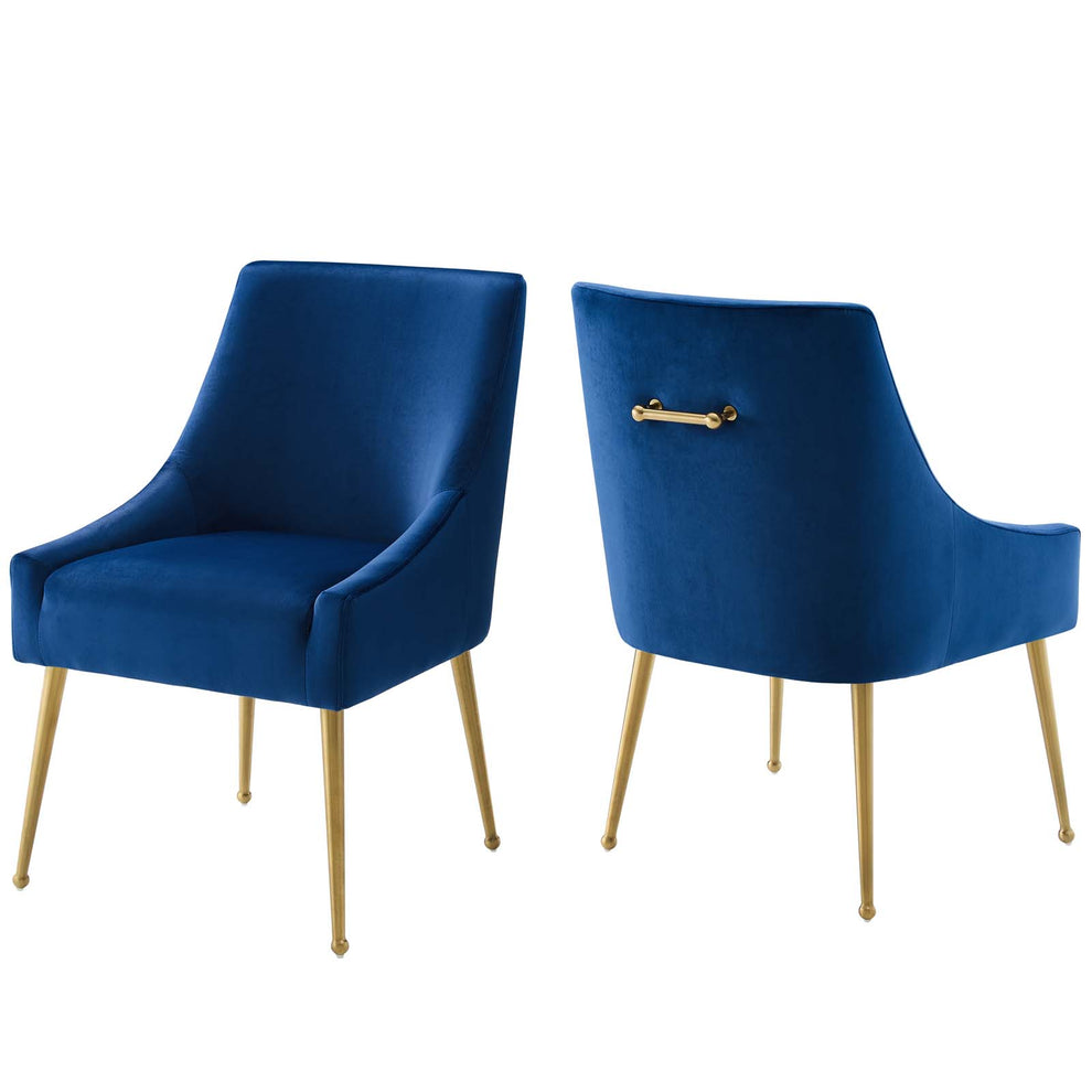 Modway Discern Upholstered Performance Velvet Dining Chair Set of 2 - EEI-4148 | Dining Chairs | Modishstore - 10