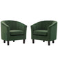Modway Prospect Channel Tufted Performance Velvet Armchair Set of 2 - EEI-4150 | Armchairs | Modishstore - 5