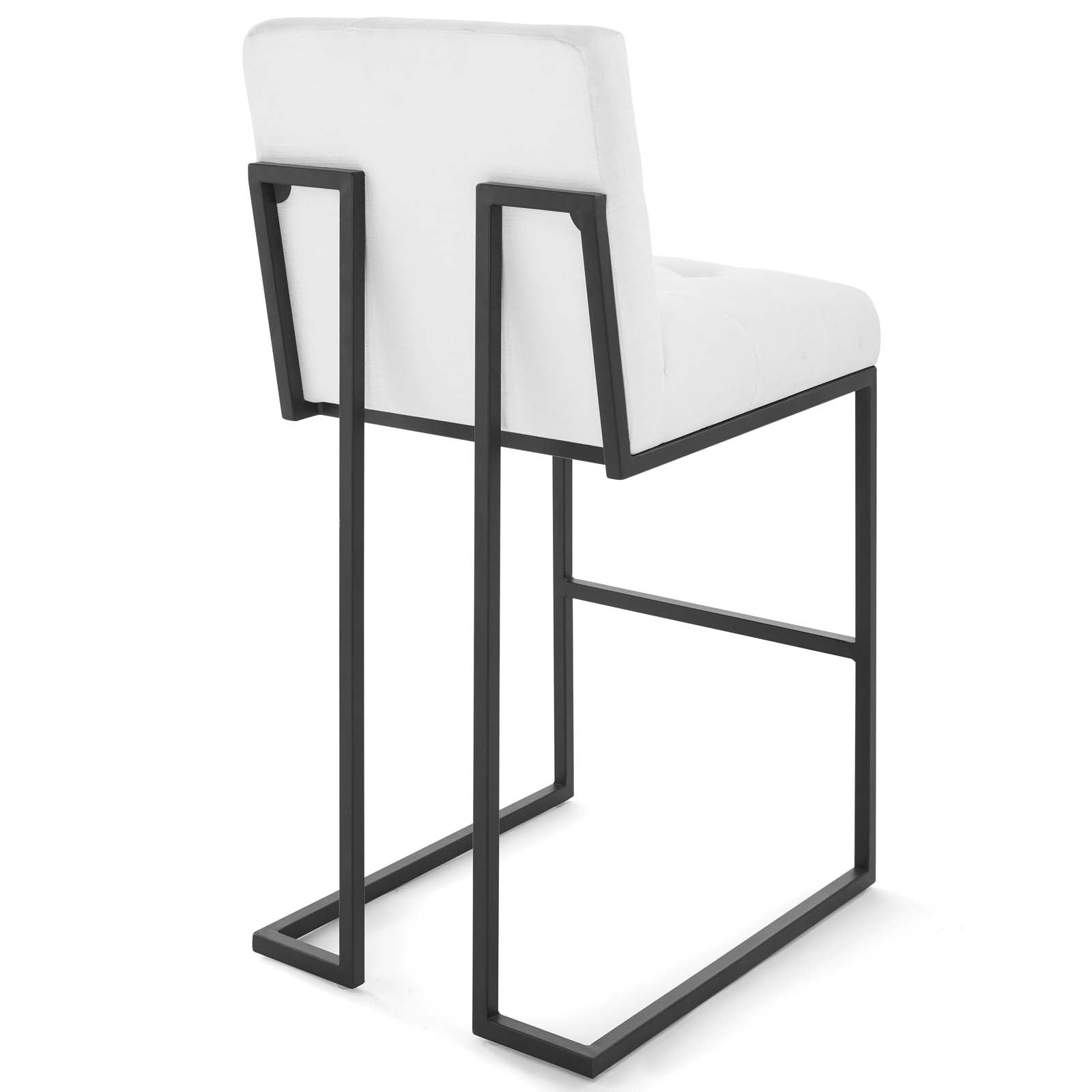 Privy Black Stainless Steel Upholstered Fabric Bar Stool Set of 2 By Modway - EEI-4159 | Bar Stools | Modishstore - 8