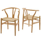Modway Amish Wood Dining Armchair Set of 2 | Dining Chairs | Modishstore-2