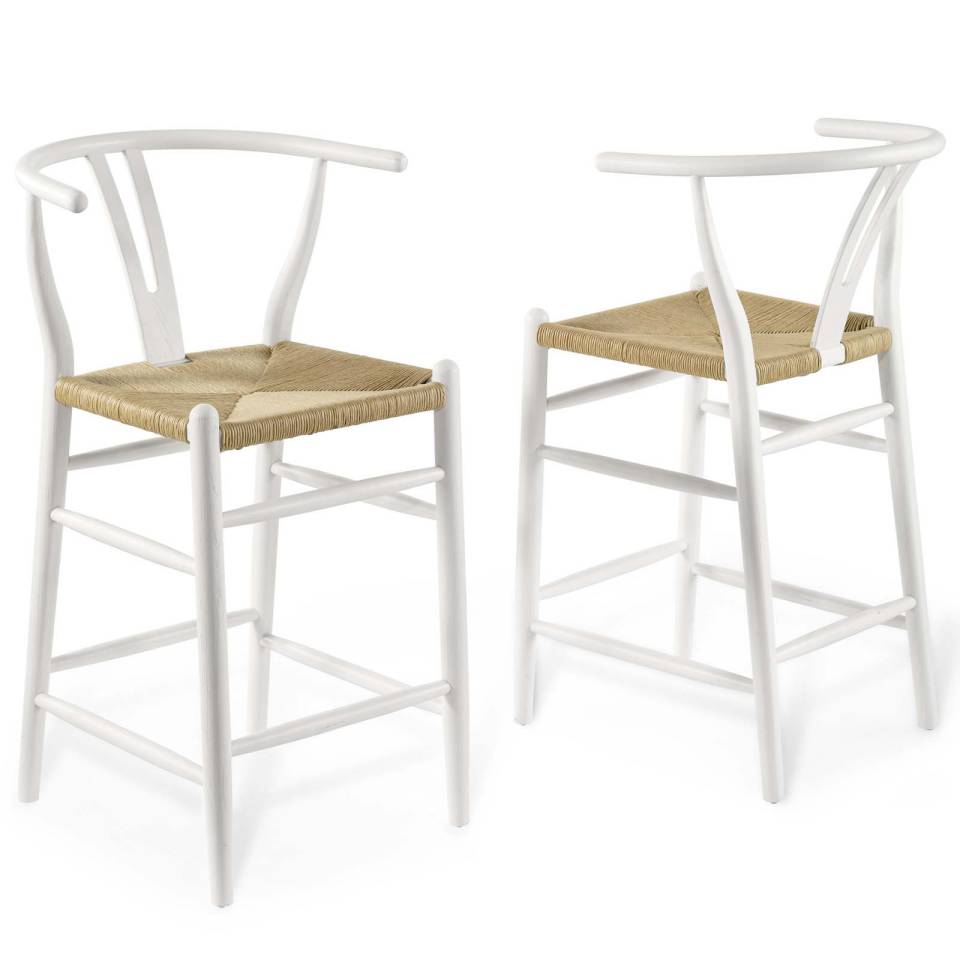 Modway Amish Wood Counter Stool Set of 2 - EEI-4165 | Counter Stools | Modishstore - 5