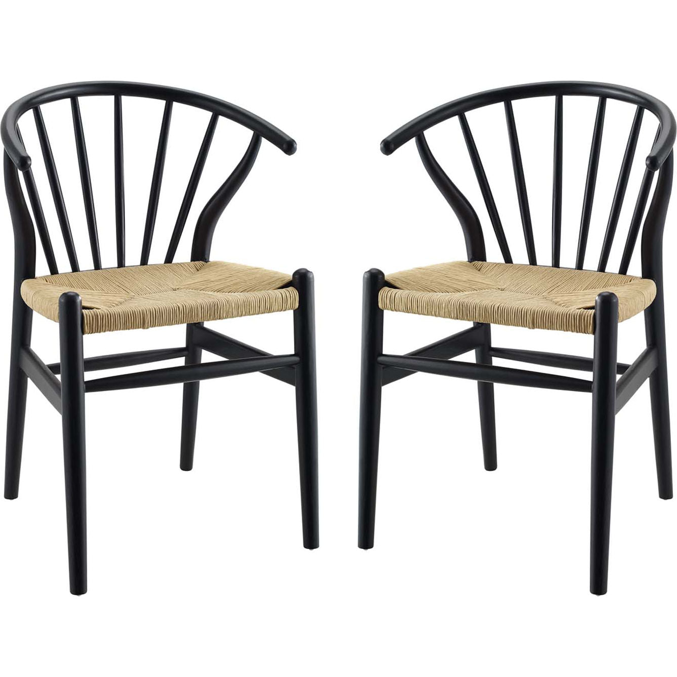 Modway Flourish Spindle Wood Dining Side Chair Set of 2 | Side Chairs | Modishstore-7