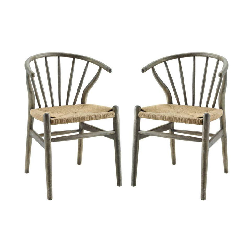 Modway Flourish Spindle Wood Dining Side Chair Set of 2 - EEI-4168 | Side Chairs | Modishstore - 4