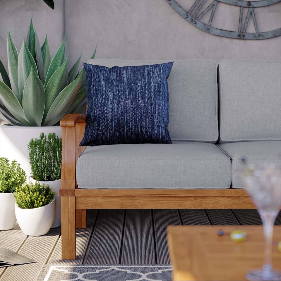 Modway Marina Outdoor Patio Teak Sofa - EEI-4176 | Outdoor Sofas, Loveseats & Sectionals | Modishstore - 3