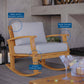 Modway Marina Outdoor Patio Teak Rocking Chair | Outdoor Chairs | Modishstore-8