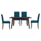 Prosper 5 Piece Upholstered Fabric Dining Set By Modway - EEI-4179 | Dining Sets | Modishstore - 2