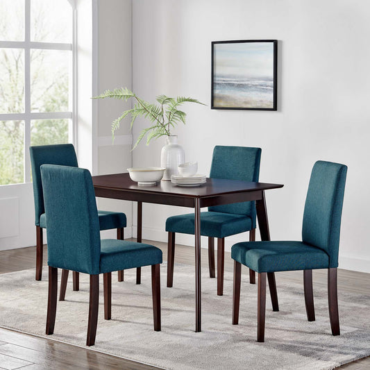 Prosper 5 Piece Upholstered Fabric Dining Set By Modway - EEI-4179 | Dining Sets | Modishstore