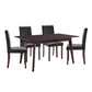 Prosper 5 Piece Faux Leather Dining Set By Modway - EEI-4181 | Dining Sets | Modishstore - 1