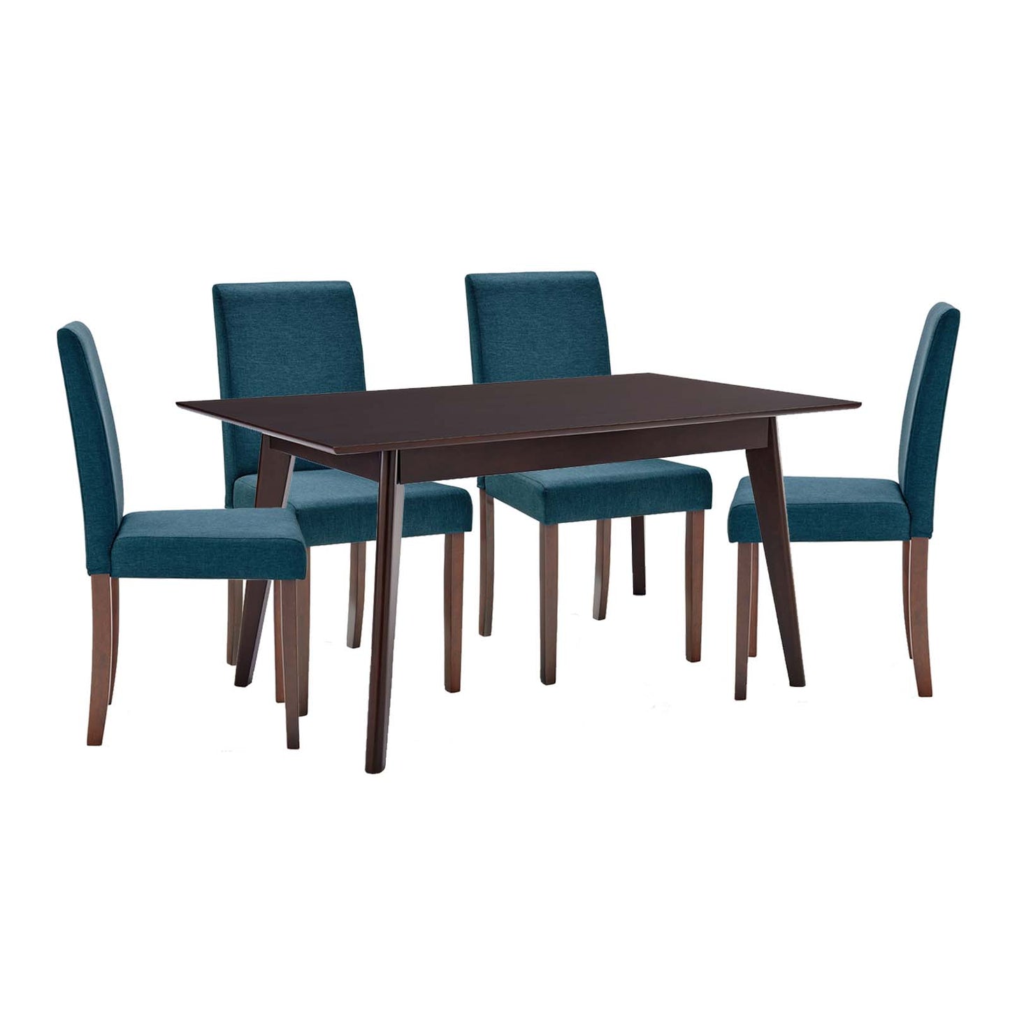 Prosper 5 Piece Upholstered Fabric Dining Set By Modway - EEI-4183 | Dining Sets | Modishstore - 2