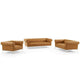 Modway Idyll 3 Piece Upholstered Leather Set | Loveseats | Modishstore-9