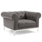 Modway Idyll Tufted Upholstered Leather Loveseat and Armchair | Loveseats | Modishstore-5