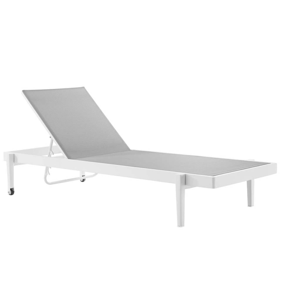 Modway Charleston Outdoor Patio Aluminum Chaise Lounge Chair Set of 2 - EEI-4204 | Outdoor Recliners & Lounge Chairs | Modishstore - 3