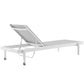 Modway Charleston Outdoor Patio Aluminum Chaise Lounge Chair Set of 2 | Lounge Chairs | Modishstore-4