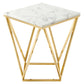 Modway Vertex Gold Metal Stainless Steel End Table - EEI-4206 | End Tables | Modishstore - 5