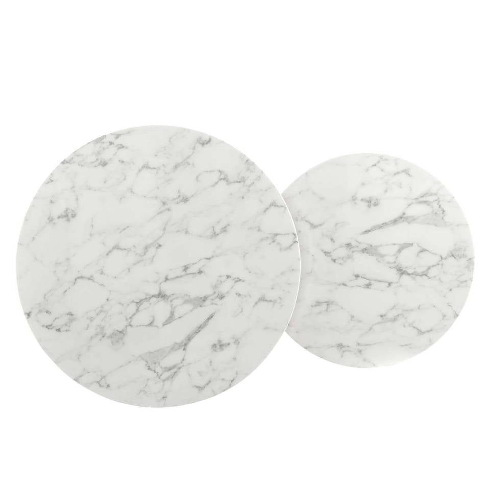 Modway Ravenna Artificial Marble Nesting Coffee Table - EEI-4208 | Coffee Tables | Modishstore - 3