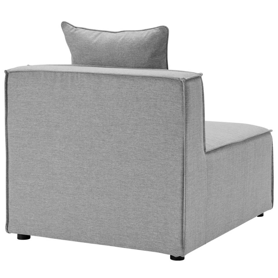 Modway Saybrook Outdoor Patio Upholstered Sectional Sofa Armless Chair - EEI-4209 | Outdoor Sofas, Loveseats & Sectionals | Modishstore - 6