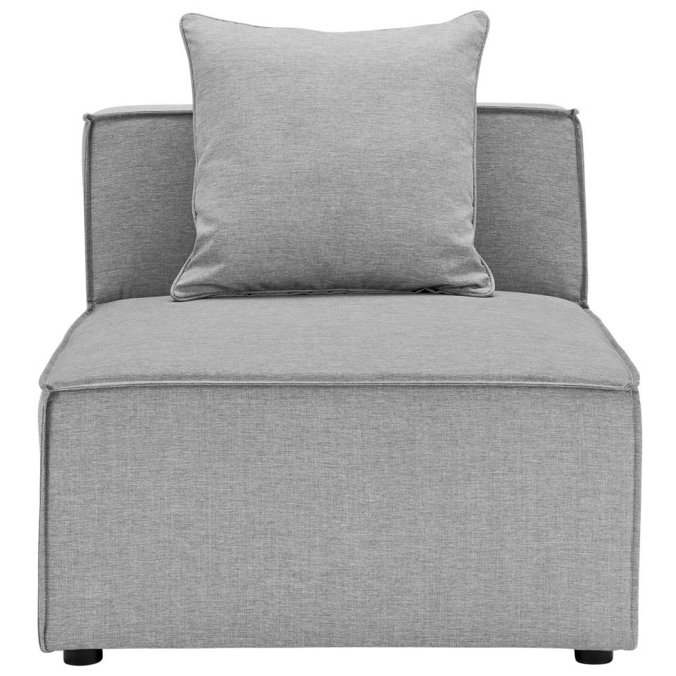 Modway Saybrook Outdoor Patio Upholstered Sectional Sofa Armless Chair - EEI-4209 | Outdoor Sofas, Loveseats & Sectionals | Modishstore - 2