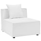Modway Saybrook Outdoor Patio Upholstered Sectional Sofa Armless Chair | Outdoor Sofas, Loveseats & Sectionals | Modishstore-10