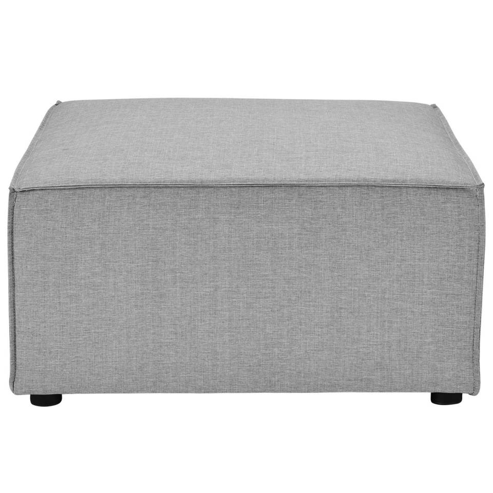 Modway Saybrook Outdoor Patio Upholstered Sectional Sofa Ottoman - EEI-4211 | Outdoor Ottomans | Modishstore - 6