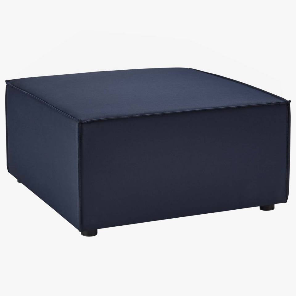 Modway Saybrook Outdoor Patio Upholstered Sectional Sofa Ottoman - EEI-4211 | Outdoor Ottomans | Modishstore - 7
