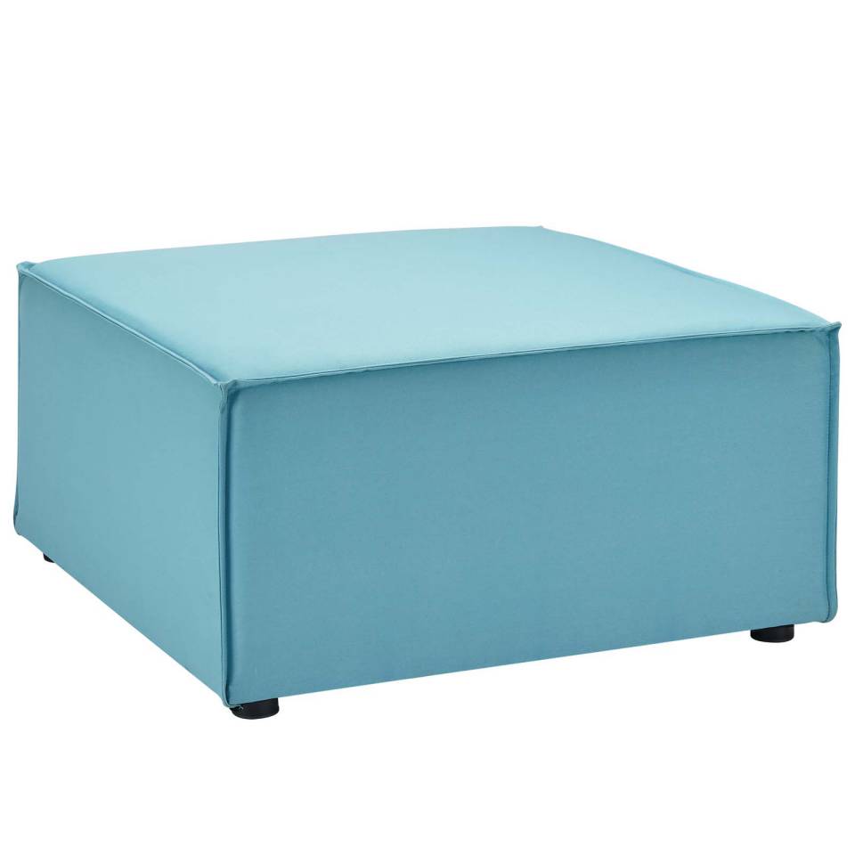 Modway Saybrook Outdoor Patio Upholstered Sectional Sofa Ottoman - EEI-4211 | Outdoor Ottomans | Modishstore - 8