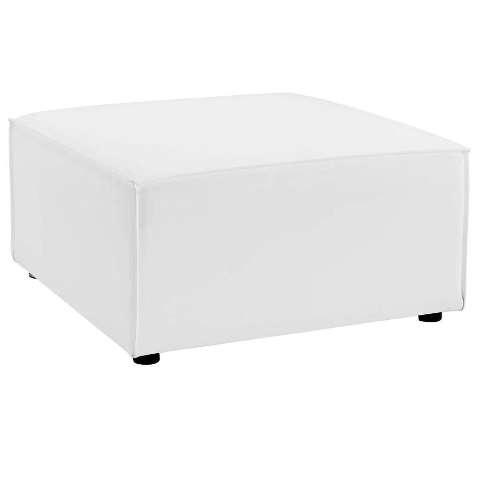Modway Saybrook Outdoor Patio Upholstered Sectional Sofa Ottoman - EEI-4211 | Outdoor Ottomans | Modishstore - 9