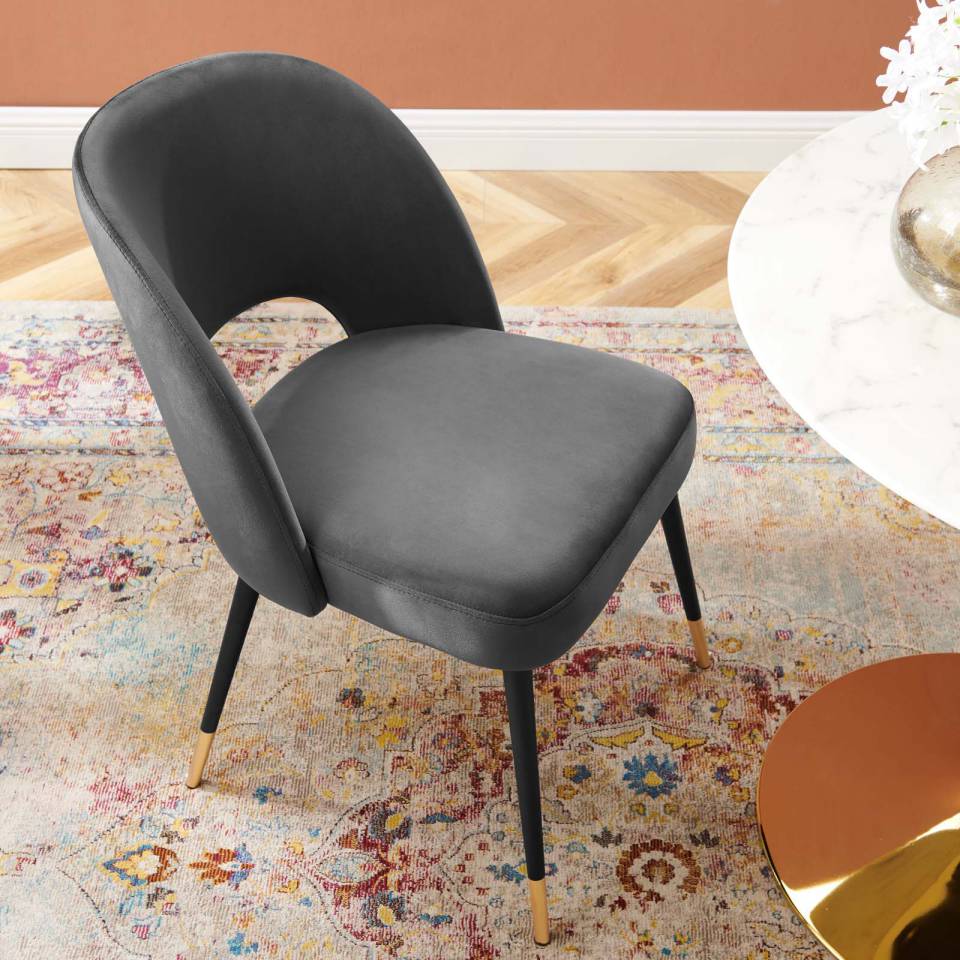 Modway Rouse Performance Velvet Dining Side Chair - EEI-4212 | Side Chairs | Modishstore - 2