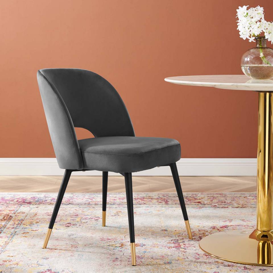 Modway Rouse Performance Velvet Dining Side Chair | Side Chairs | Modishstore
