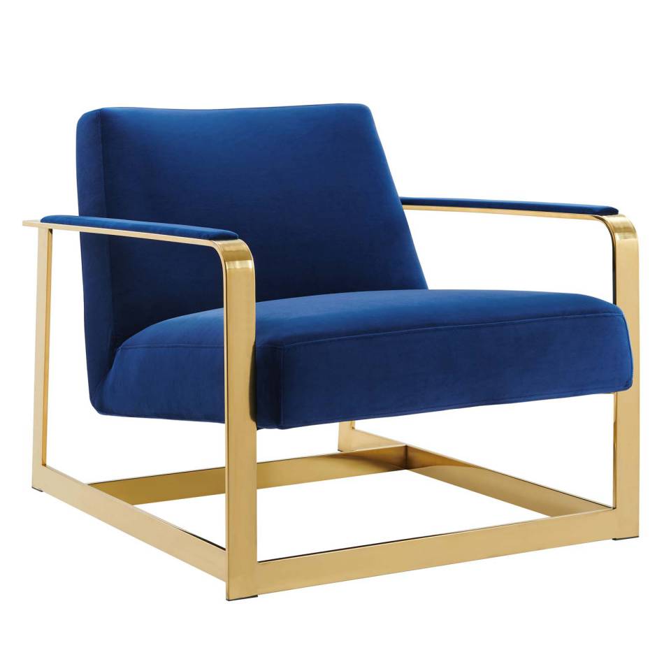 Modway Seg Performance Velvet Accent Chair - EEI-4219 | Accent Chairs | Modishstore - 2
