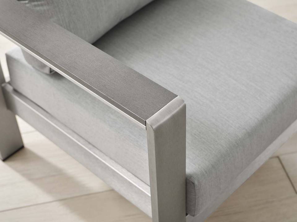 Modway Shore Sunbrella® Fabric Aluminum Outdoor Patio Armchair - EEI-4225 | Outdoor Chairs | Modishstore - 6