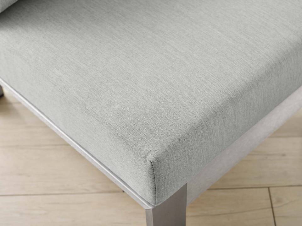 Modway Shore Sunbrella® Fabric Aluminum Outdoor Patio Armless Chair - EEI-4227 | Outdoor Chairs | Modishstore - 5