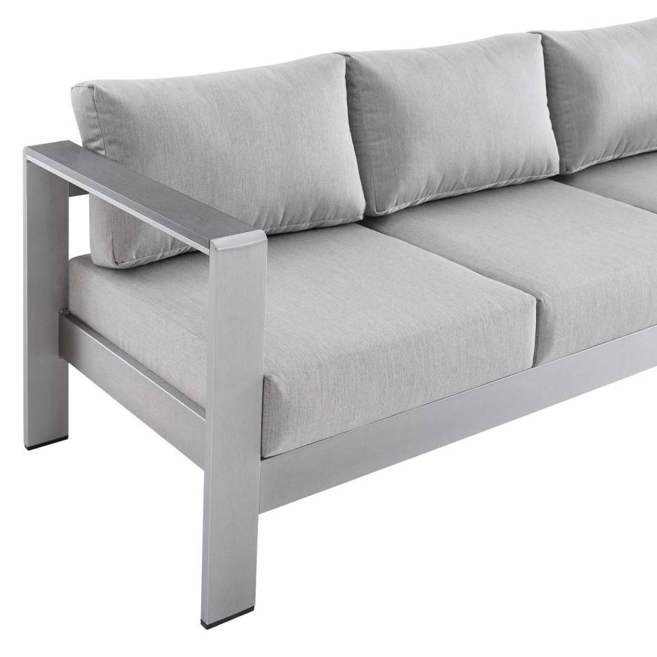 Modway Shore Sunbrella® Fabric Aluminum Outdoor Patio Sofa - EEI-4228 | Outdoor Sofas, Loveseats & Sectionals | Modishstore - 6
