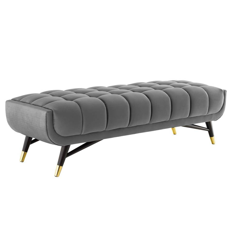 Modway Adept 60" Performance Velvet Bench - EEI-4241 | Benches | Modishstore - 3