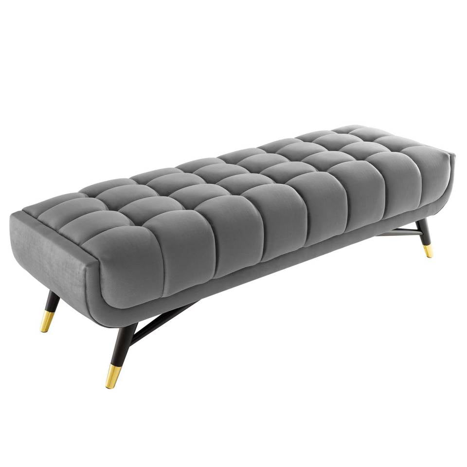 Modway Adept 60" Performance Velvet Bench - EEI-4241 | Benches | Modishstore - 4