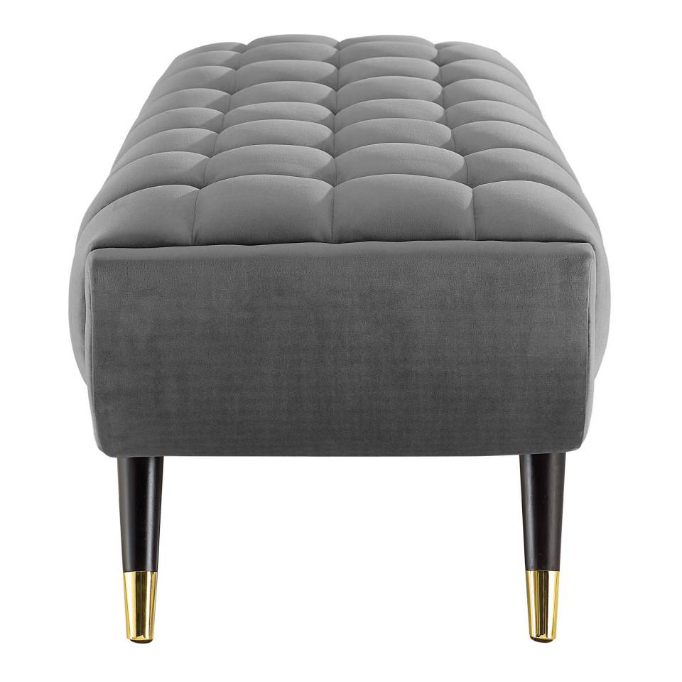 Modway Adept 60" Performance Velvet Bench - EEI-4241 | Benches | Modishstore - 5