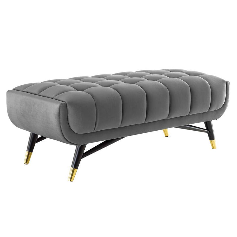 Modway Adept 47.5" Performance Velvet Bench - EEI-4242 | Benches | Modishstore - 2