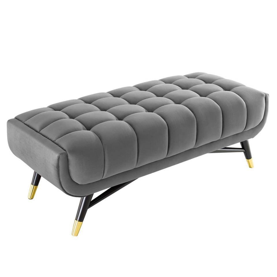 Modway Adept 47.5" Performance Velvet Bench - EEI-4242 | Benches | Modishstore - 3