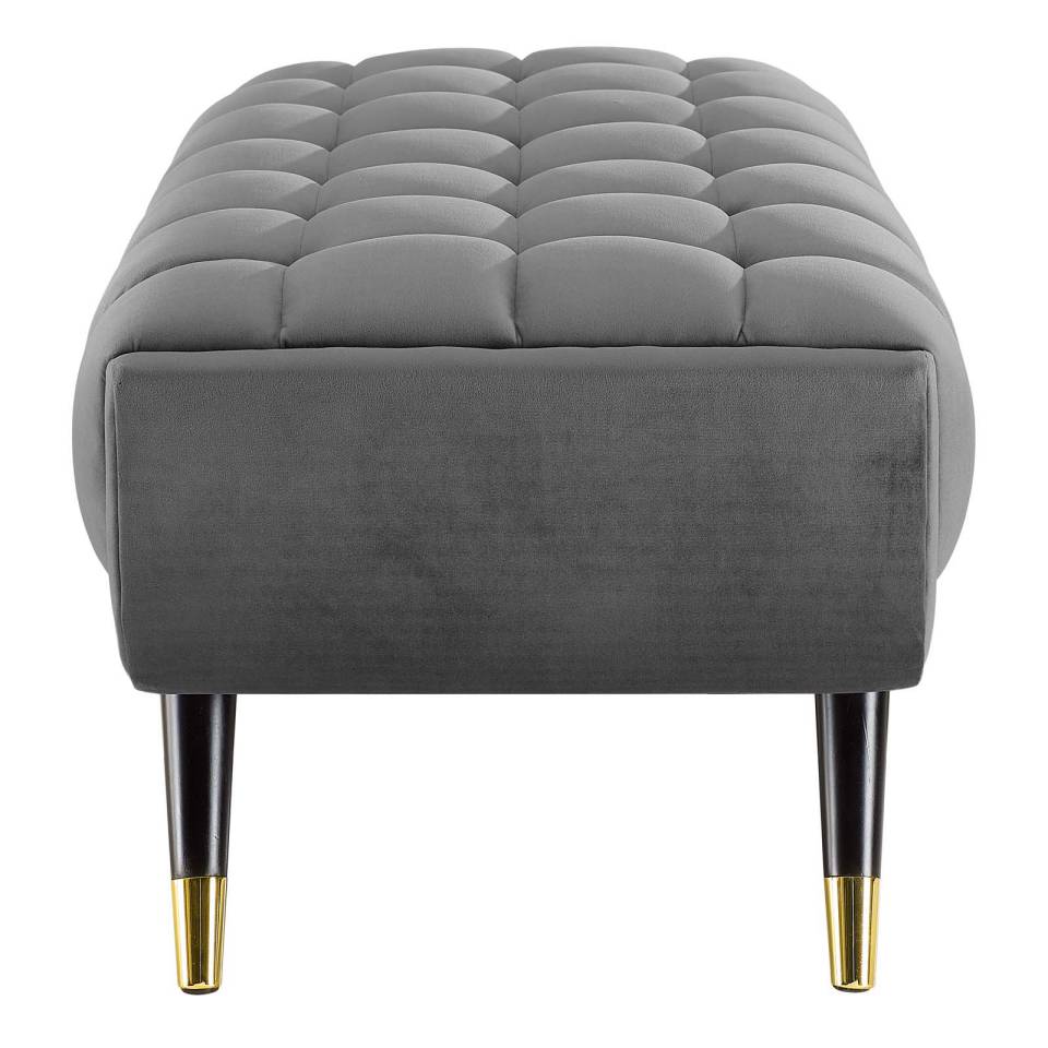 Modway Adept 47.5" Performance Velvet Bench - EEI-4242 | Benches | Modishstore - 4